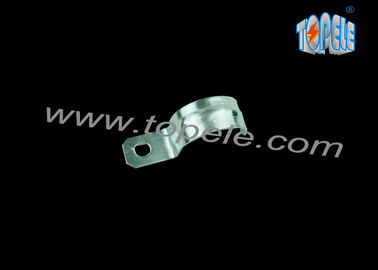 Pre - Galvanized One Hole Strap EMT Conduit And Fittings Unthreaded