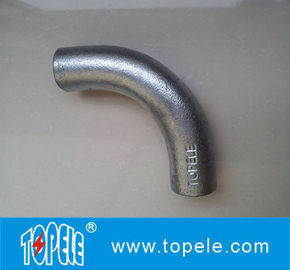 BS4568 Conduit Fittings 20mm, 25mm Malleable Iron Solid Elbow , 90 Degree