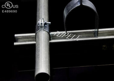 UL Standard Galvanized Steel Pipe Clamps , Stainless Steel Strut Straps Size Customized