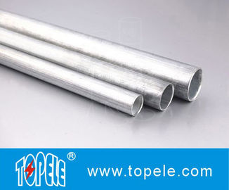 EMT Conduit And Fittings Carbon Steel Galvanised Tube , Electrical Metallic Tubing