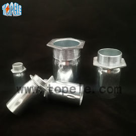 BS Standard Emt Conduit Fittings Zinc / Steel Connector Union Long Life