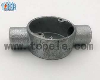Electrical BS4568 Conduit Circular Through / Two  Way Junction Box
