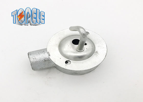 TP116 BS4568 Conduit  Fittings Combined Hook Dome Cover / Hook Plate