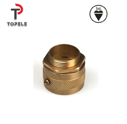 Brass Flex Metal Conduit Fittings Long Short Type Male Hexagon Bush BS Standard
