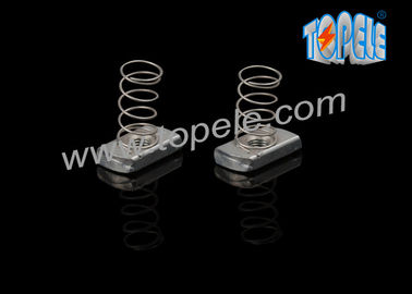 M6 , M8 , M10  Strut Channel Nut Spring Nut / Galvanized Steel Zinc Plated Steel Strut Nuts / Good Quality Spring Nut