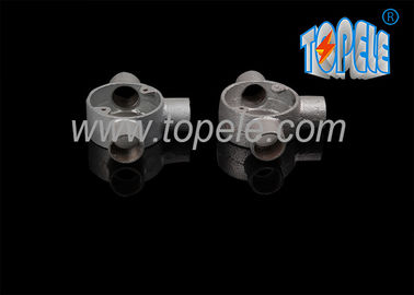 Three Way BS4568 / Malleable Iron Pipe Fitting Angle Circular Junction Box