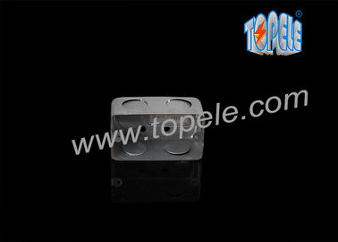 2 Inch x4 Inch / US Standard Pre-Galvanized Steel Switch Device Rectangular Conduit Boxes / Electrical Conduit  Boxes