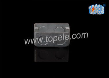 2 Inch x4 Inch / US Standard Pre-Galvanized Steel Switch Device Rectangular Conduit Boxes / Electrical Conduit  Boxes