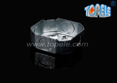 Electrical Conduit Fittings Listed Galvanized Steel Octagon Metallic Outlet