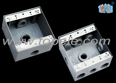 Weatherproof Electrical Boxes Two Gang Outlet Branch Circuit Wiring
