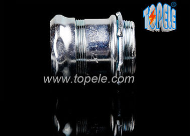 EMT Conduit And Fittings Steel Compression Connector UL Listed 1 / 2&quot; To 4&quot;