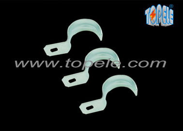 Pre - Galvanized One Hole Strap EMT Conduit And Fittings Unthreaded