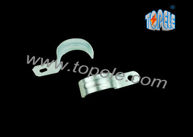 Pre - Galvanized One Hole Strap EMT Conduit And Fittings Unthreaded