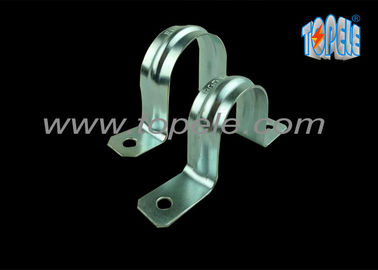UL Standard 1/2&quot; - 4&quot;  Pre - Galvanized Two Hole Strap For EMT Conduit