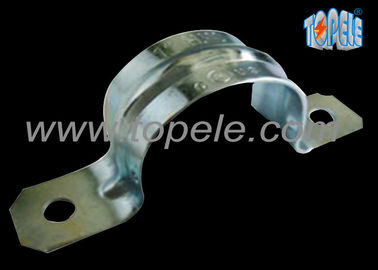 UL Standard 1/2&quot; - 4&quot;  Pre - Galvanized Two Hole Strap For EMT Conduit