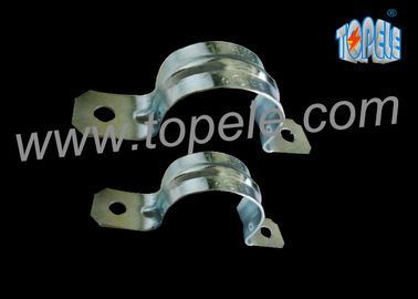 UL Standard 1/2&quot; - 4&quot;  Pre - Galvanized Two Hole Strap For EMT Conduit