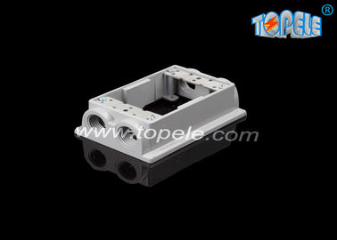2 inch depth Weatherproof Electrical Boxes One-gang Flanged Extension Rings /four holes, Aluminum