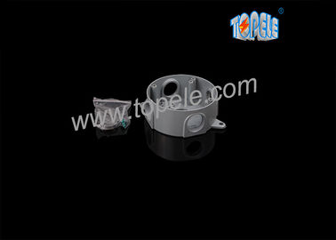 4&quot;Round Weatherproof Conduit Outlet Box Outlet Holes 5,Hole /  Aluminum  Weatherproof Electrical Boxes