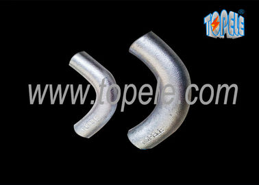 BS4568 Galvanized Steel Pipe Malleable Iron Channel Intersection Elbow 20mm / 25mm