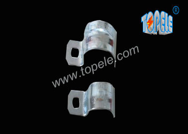 1/2 - 4 Inch ,  IMC Conduit And Fittings  Zinc Plated Steel conduit strap  / One Hole Conduit Pipe Clamp