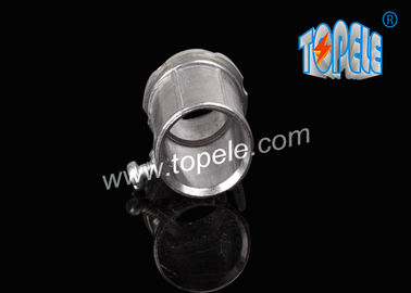 EMT Electrical Conduit And Fittings / Zinc Die Cast EMT Conduit Connector Set-screw / 1/2&quot;-4&quot; Zinc Die Casting