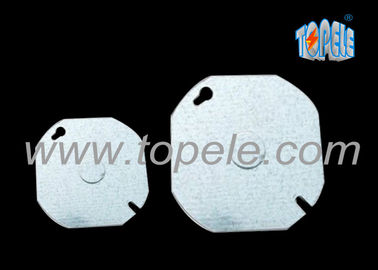 EMT Conduit Box Covers Industrial Blank Up Plate Thickness 1.2mm / 1.5mm / 1.6mm