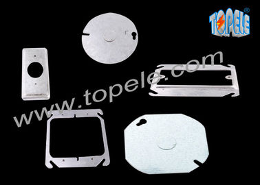 EMT Conduit Box Covers Industrial Blank Up Plate Thickness 1.2mm / 1.5mm / 1.6mm