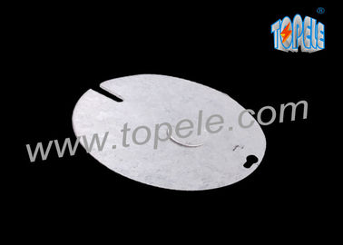 Round Gang Box Cover / Outlet Box Covers Weatherproof Flat Used To Attach Switches