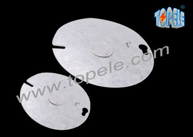 Round Gang Box Cover / Outlet Box Covers Weatherproof Flat Used To Attach Switches