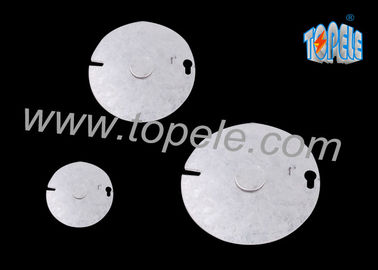 Round Gang Box Cover / Outlet Box Covers Weatherproof Flat Used To Attach Switches