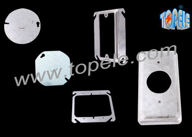 Round Gang Box Cover / Outlet Box Covers Weatherproof Flat Used To Attach Switches