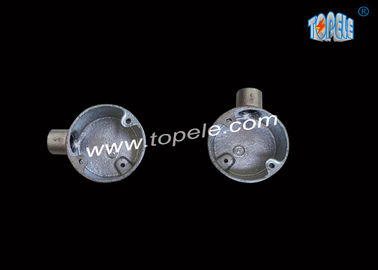 BS4568  Casting Malleable Iron Pipe Fittings/ 25mm Galvanized Terminal One-Way Box / Conduit Box
