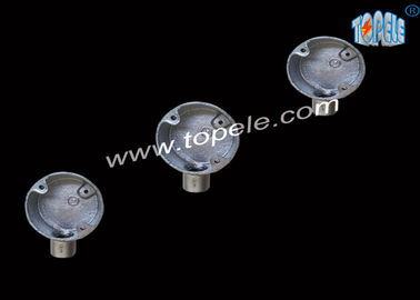 BS4568  Casting Malleable Iron Pipe Fittings/ 25mm Galvanized Terminal One-Way Box / Conduit Box