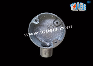 BS4568  Casting Malleable Iron Pipe Fittings/ 25mm Galvanized Terminal One-Way Box / Conduit Box