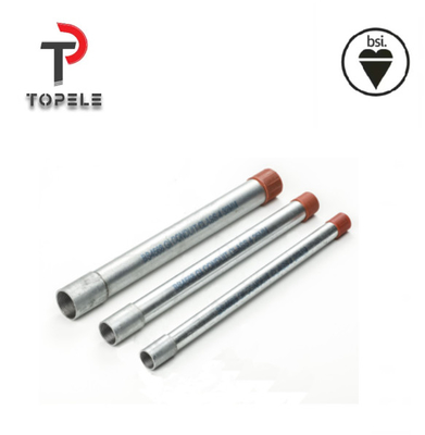 TOPELE Galvanized Steel BS4568 Conduit Fittings BS31 GI Conduit Pipe
