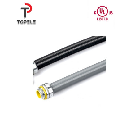 3/8” Flexible Conduit Connector Waterproof Liquid Tight Pvc Coated