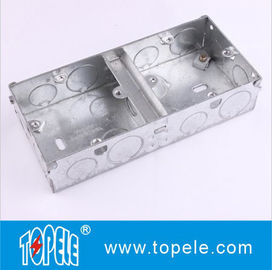 BS4662 GI Switch One Gang / Two Gang Electrical Boxes And Covers, GI Conduit Boxes