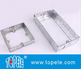 BS GI Electrical One Gang /Two Gang Switch And Socket Box/EXTENSIONS BOX, Electrical Boxes And Covers