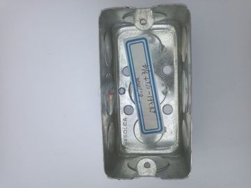 TOPELE 4”X2”, 1 -1/2' Deep  Single Gang Wiring Handy Box,  Six 1/2&quot; Knockouts