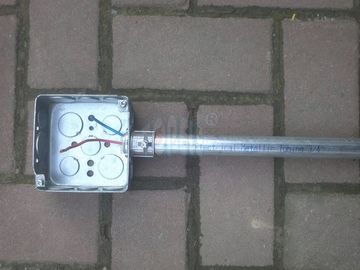 TOPELE 4” Galvanized Steel Square Electrical Conduit metal Box,  52151-1/2&quot;&amp;3/4&quot;