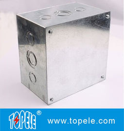 Steel Electrical Conduit Square Junction Box,Metal Enclosure Outdoor box Electrical Boxes And Covers