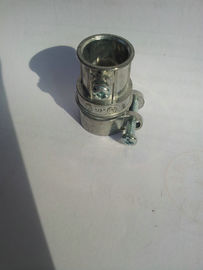 Zinc Flexible Metal EMT Conduit And Fittings , Combination Connector