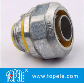 4” Flexible Conduit And Fittings Blue / Yellow Straight Liquid Tight Connector