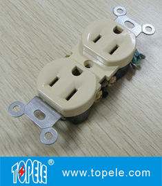Square Panel GFCI Receptacles Copper / Round Aluminum Aloy POP Up Type Floor Socket
