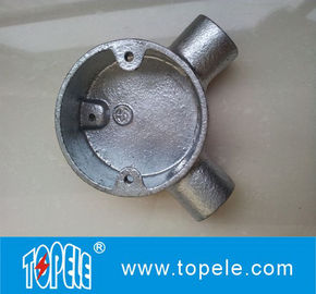 GI BS4568 Conduit Fitting 20mm 25mm 32mm 90 Angle Way Circular Junction  Box