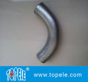 BS4568 Conduit Fittings 20mm, 25mm Malleable Iron Solid Elbow , 90 Degree