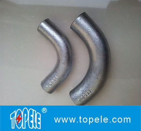 BS4568 Conduit Fittings 20mm, 25mm Malleable Iron Solid Elbow , 90 Degree