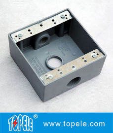2 Gang Weatherproof Electrical Boxes Aluminum