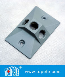 OEM Vertical Aluminum Rectangular Weatherproof Electrical Boxes Cover