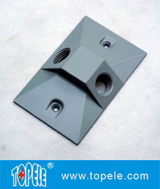 OEM Vertical Aluminum Rectangular Weatherproof Electrical Boxes Cover